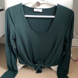 ARITIZIA long sleeve tie-shirt